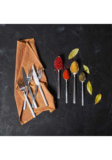 Neva N3052 Trend Çatal Kaşık Bıçak Seti 24 Prç Gümüş