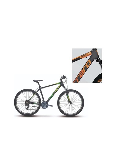 Carraro Force 700 Erkek Dağ Bisikleti 432h V 27.5 Jant 21 Vites Mat Antrasit Turuncu Beyaz Çok Renkli