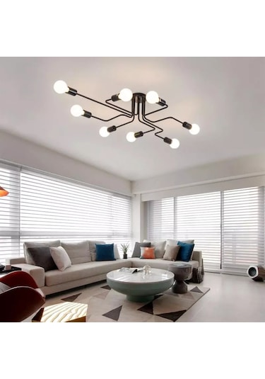 Sima Avize Retro Örümcek Avize 4 Kol - 8 Kol