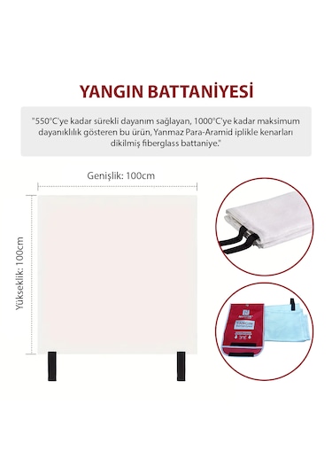 Yangın Battaniyesi 150x150cm