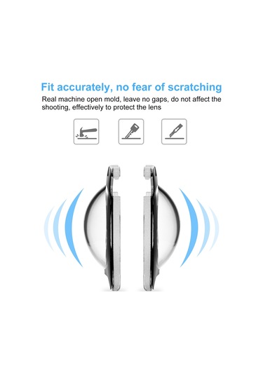 Puluz Lens Korumaları Insta360 One R / Rs / Sphere Siyah İçin Pc Koruyucu Kapak