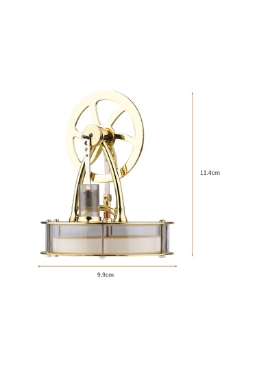 Ximistore9 D3 Metal Buhar Motoru - Bilimsel Deney Seti Ve Eğitici Oyuncak Hediyelik