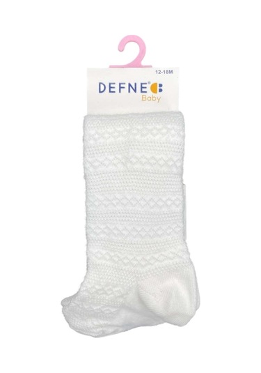 Defne Baby Bebek Külotlu Çorap J004-21 Desenli Çok Renkli