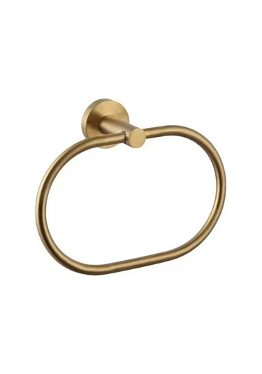 Geeksen Çelik Paslanmaz Havlu Halkası: Kolay Kurulum, Oval Tasarım, Banyo Ve Tuvalet İçin Pratik Çözüm Diğer