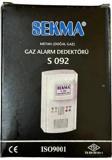 Sekma Doğal Gaz Metan Alarm Dedektörü S-092