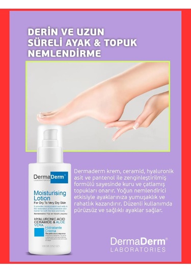 Dermaderm Nemlendirici Yüz ve Vücut Kremi 100 ML