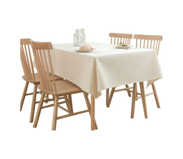 180 Cm Katı Keten Masa Örtüsü Dekoratif Ev Mutfak Masa Örtüsü Parti Ziyafet Düğün Için Nordic Masa Örtüsü Toalha De Mesa Manteles Masa Örtüleri Milky 115 X 145