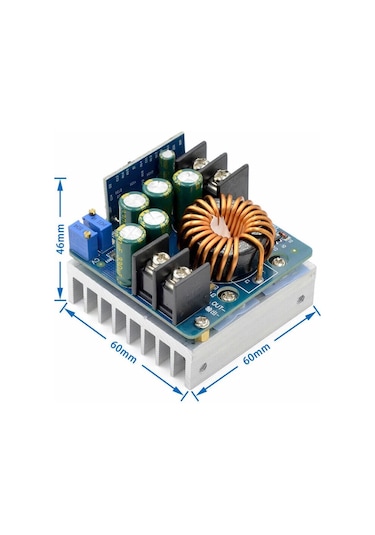 400w 12v / 60v 15a Voltaj Düşürücü Modül Güç Kaynağı Voltaj Ve Akım Ayarlanabilir Dc Dc Step Down