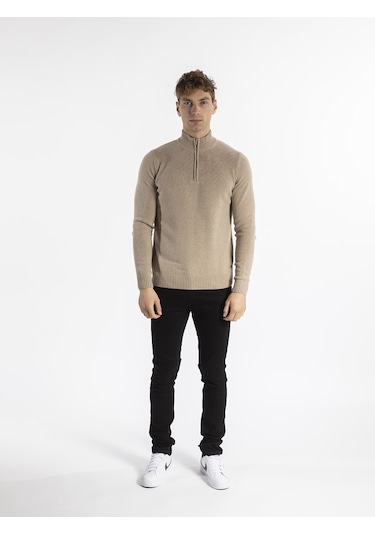 Trussardi Erkek Kazak  TRRD003625 Açık Kahverengi
