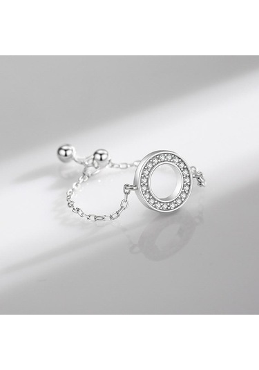 Tancise Klasik 925 Ayar Gümüş Zirkon Yüzük Bayanlar Takı Düğün Promise Parti Hediye