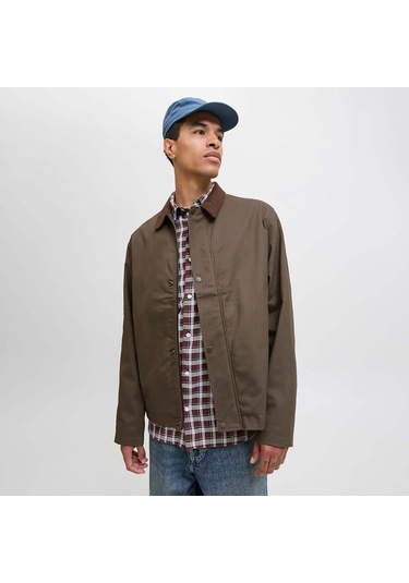 Jack & Jones Grady Worker Erkek Kahverengi Ceket 12279426-cnt Kahverengi