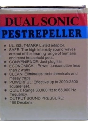 Dual Sonic Pest Repeller Ultrasonik Haşere ve Fare Kovucu Cihaz