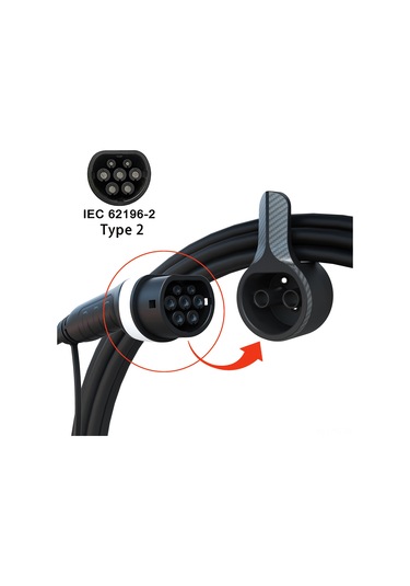 Yunboo Ev Şarj Kablosu Tutucu Abs Plastik Garaj Düzenleyici Ev Çarşafı Kablosu Saklama Aleti Avrupa Standartı Dışarı/içeri Kullanım