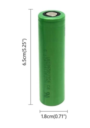 Murata Vtc6 18650 3.7v 3000mah Şarjlı Pil 20li+pil Taşıma Kutusu