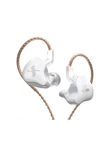 Willowhaven Kz Edx Kulaklık, 3.5mm, Değiştirilebilir Kablolu, 1dd Sürücü, Kaliteli Ses, Beyaz, Mikrosuz, Siyah İsteğe Bağlı Edx