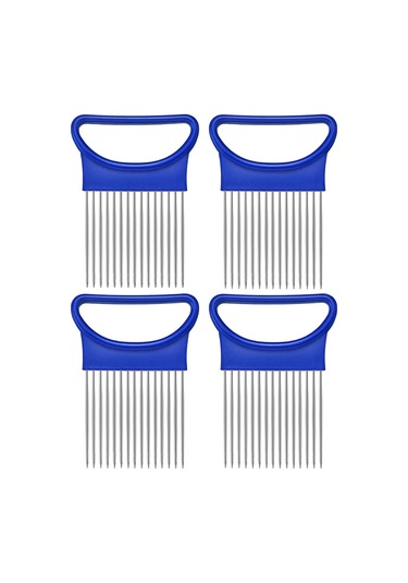 Kaymaz Sebze Doğrayıcı, Patates, Limon Ve Daha Fazlasını Kesmek İçin Eşit Dilimli Soğan Tutucu, Paslanmaz Çelik Dişler, Ergonomik Tasarım Diğer