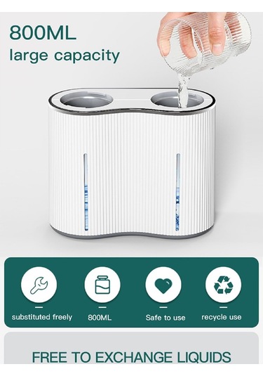 Anjiexun Ticari Veya Ev İçin Duvara Monte Otomatik Sabunluk Beyaz