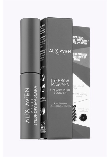Alix Avien Suya Dayanıklı Kalıcı Etki Yoğun Pigmentli Kahverengi Kaş Sabitleyici Maskara Eyebrow Mascara 801