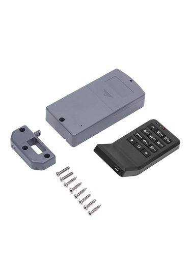 Kartlı Dolap Kilidi Paylaşımlı/atanmış Locker Dk 119 SİYAH/KROM