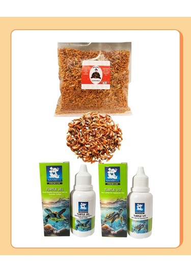 Miçiko 50gr Saf Gammarus + Kaplumbağa Bakım Seti