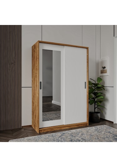 Başak Bambu Detaylı Dolap