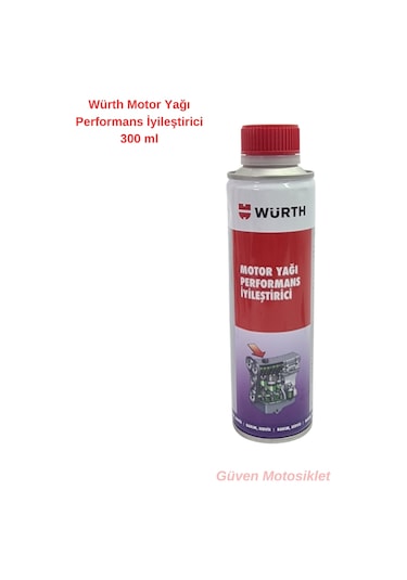 Würth Motor Yağı Performans Katkısı 300ml Benzinli - Dizel
