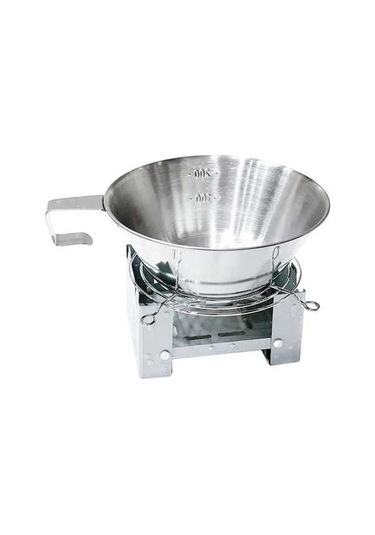 Pazly Taşınabilir Katlanır Kamp Barbekü B B - Yürüyüş Ve Seyahat Için Pratik Gri