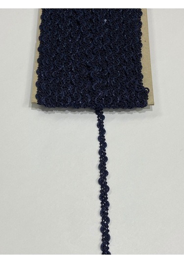 Dekoratif Sutaşı Şerit / Seccade Bohça Harcı /20 Metre Lacivert