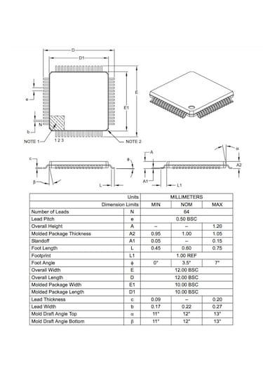 Pıc18f67k22-ı P/t