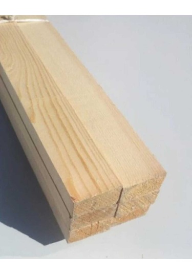 1,8x4x120 Cm Silinmiş Tahta 10 Adet Naturel