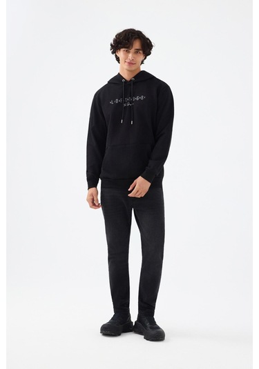 Loft Lf2041023 Erkek Sweatshirt Siyah