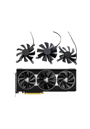 Xfx Radeon Rx 5700 Xt Thıcc Iıı Ultra Cf1015H12S 4Pin Fan