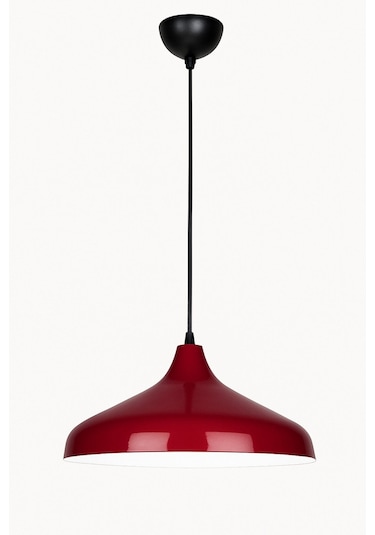 Nil Bordo Renk Özel Tasarım Modern Dekoratif Cafe Sarkıt Cafe - Mutfak Tekli Avize Bordo