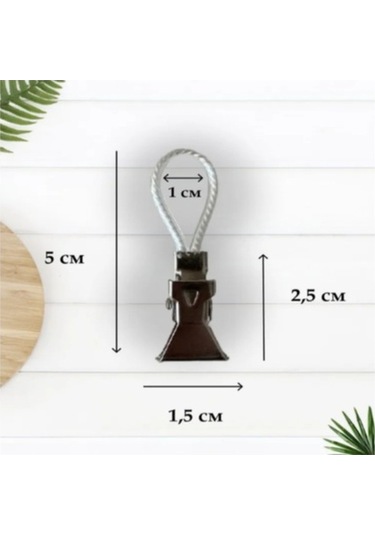 Fortunelane 10'lu Çelik Ve Silikon Takoz Seti - Havlu, Perde, Giysi Tutucu - Ev, Araba, Bahçe Kullanımında Dayanıklı Beyaz Beyaz