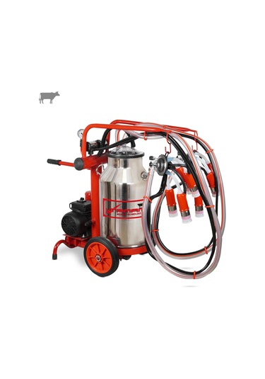 Tamam Ecomini İkili İnek Süt Sağma Makinesi Paslanmaz Güğüm-silikon Kuru -3199