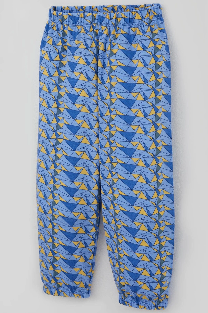 Breeze Erkek Bebek Pijama Takımı Renk Üçgeni 9 Ay-3 Yaş, Açık Mavi Açık Mavi