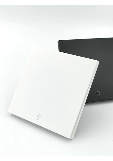 Tocterra Beyaz Tek Tuşlu, Geçişli, Işıklandırmasız Anahtar 450923132