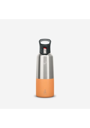 Quechua Outdoor Paslanmaz Çelik Termos - 0,8 L - Pratik Kapak - Turuncu - 900