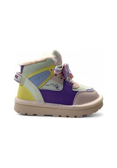 Marco Kids 22753 Kız Çocuk İçi Kürklü Bot Pudra