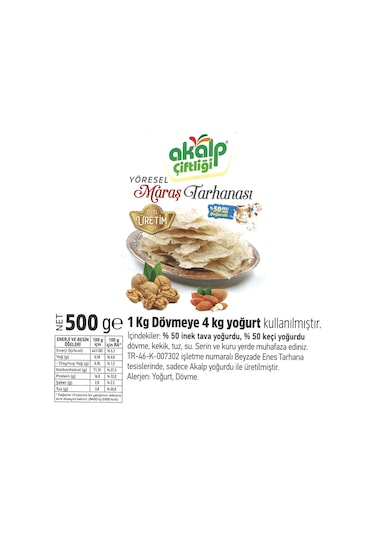 Ev Yapımı Maraş Tarhanası 500 Gr