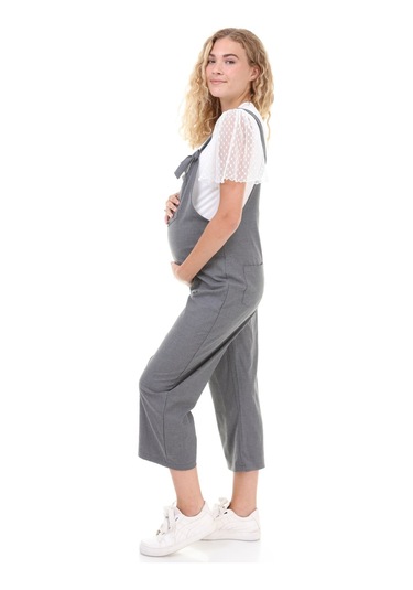 Luvmabelly Myra6106 - Füme Hamile Salopet-füme