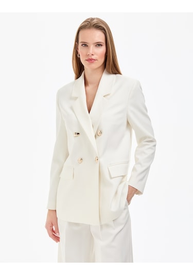 Pierre Cardin Kadın Ekru Ceket 50320338-vr019