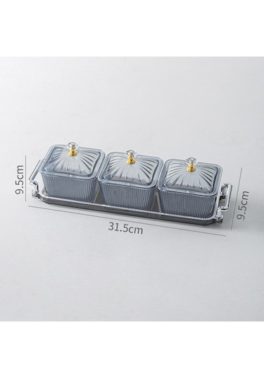 Suntek Magideal Saklama Kabı Gri 3'lü Gri