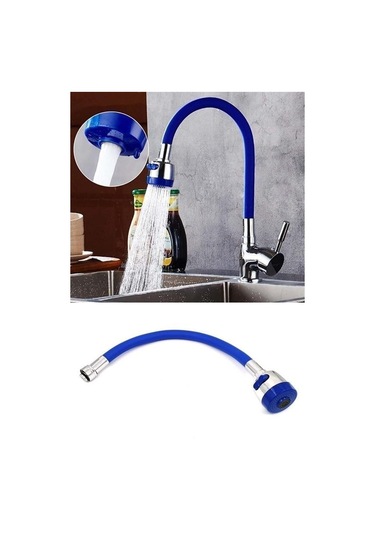 Buffer Oynar Başlıklı Tasarruflu Kubar Musluk Borusu Ve Başlığı Mavi - 9093733789411drvs1