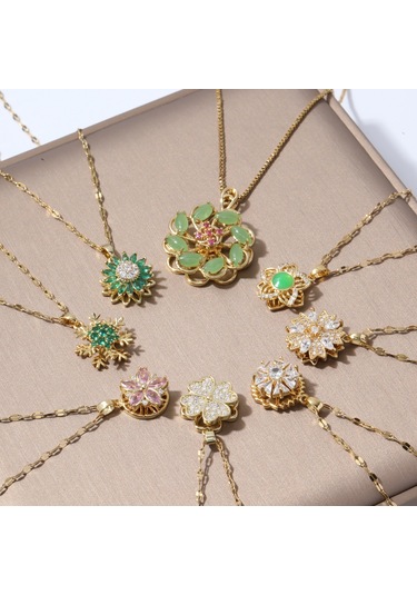 Bayan Kolye: Moda Estetiği Titanyum Çelik Kolye No.65 Çok REnkli