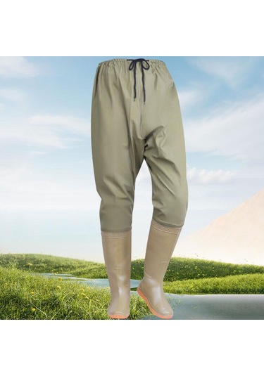 Suntek Bel Waders, Açık Hava Kano Suyu Için Pvc Bootfoot 40