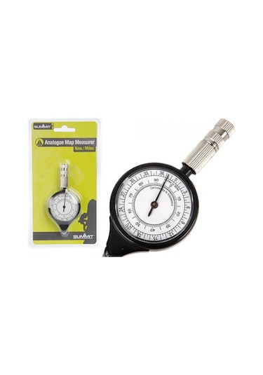 Summit Analogue Map Measurer Analog Harita Ölçer Black  Black Çok Renkli