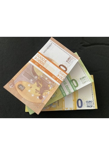 Aykar 300 Adet Euro Karışık Geçersiz Düğün Dizi Film Paraları