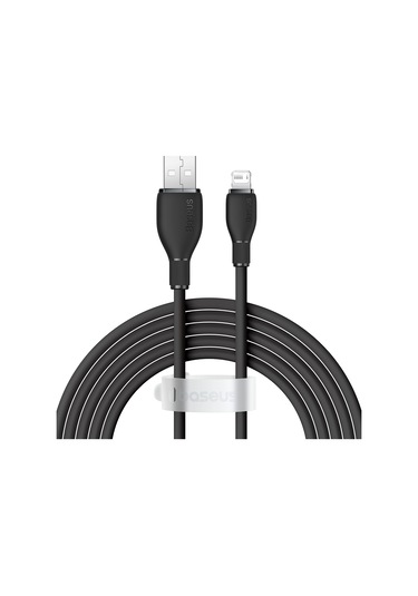 Baseus Pudding Serisi 2.4a Usb - 8 Pin Hızlı Şarj Veri Kablosu, Uzunluk:2m