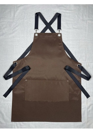 Levına Profesyonel Barista Önlüğü 325937391 Kahverengi